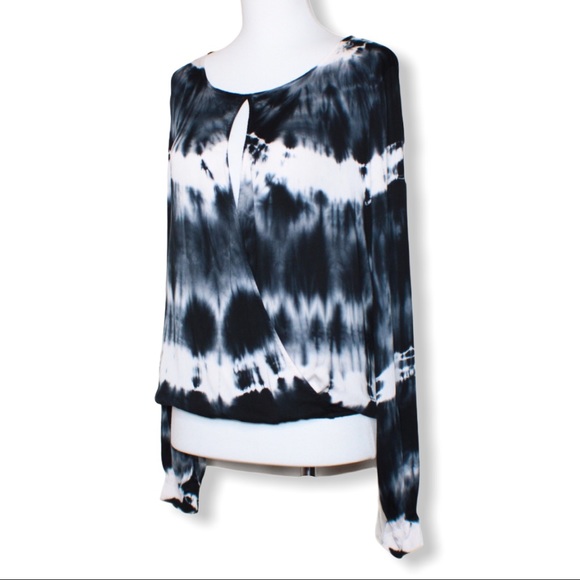 Young Fabulous & Broke Cross-Front Tie Dye Top XS - Picture 5 of 10